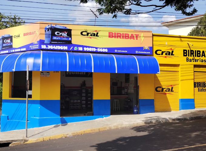Fachada da Biribat Baterias em Birigui/SP